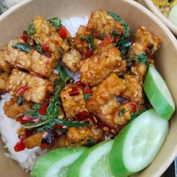 เทมเป้ผัดกะเพรา