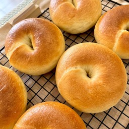 Plain Bagel with cream cheese