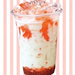 สตอเบอร์รี่นมสด เย็น