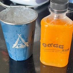 น้ำส้มคั้นสด (ขวด)