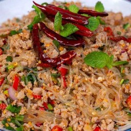 ลาบวุ้นเส้นเป็ด