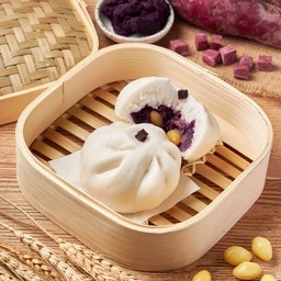 ซาลาเปาไส้มันม่วงแปะก๊วย