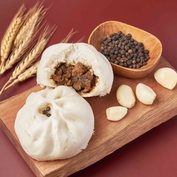 Pork-filled steamed bun