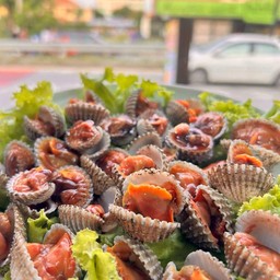 หอยแครงลวก