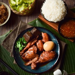 ข้าวไก่ตุ๋นรวม