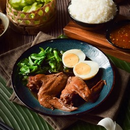 ข้าวปีกไก่ตุ๋น(ปีก+ไข่)