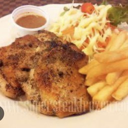 สเต๊กไก่ย่าง ไก่ทอด