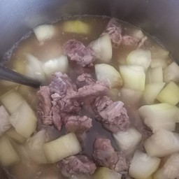 ต้มจืดฟักซี่โครงหมู