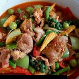 แกงป่าสันคอหมู