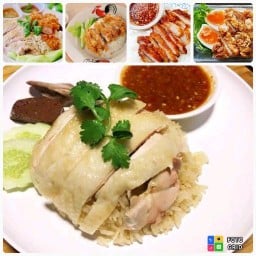 ข้าวมันไก่&ข้าวหมูทอด&ข้าวราดหน้าไก่