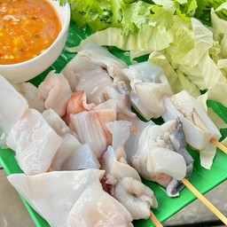 คางหมึกกรอบๆ (ย่าง)