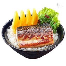 ข้าวหน้าปลาซาบะเทอริยากิ