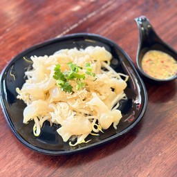 แมงกระพรุนลวก + น้ำจิ้มซีฟู้ด