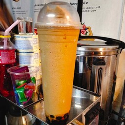 เนสกาแฟปั่นไข่มุกแก้วยีราฟ