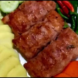 แหนมหมูทอด2ชิ้น