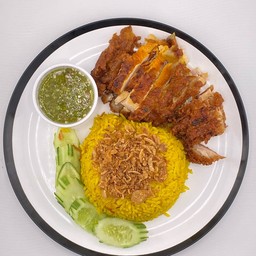 ข้าวหมกไก่ทอด