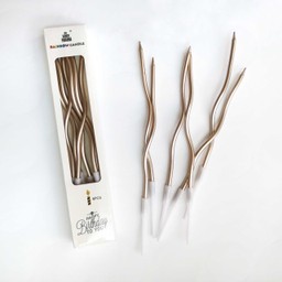 เทียนเกลียวยาว (สีแชมเปญ)