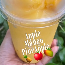 แอปเปิ้ลสดปั่นมะม่วงสัปปะรด