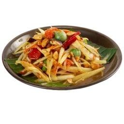 ตำไทย ไข่เค็ม | Som Tum Thai With Salted Egg | 泰式咸蛋木瓜沙拉