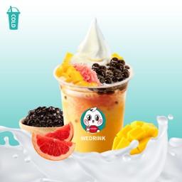 มะม่วง ส้มโอแดง ซอฟต์เสิร์ฟ