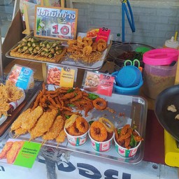 [เซตสุดฮิต] ไข่หมึกทอด + รวม เห็ด+หอม