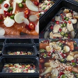 เซ็ต กุ้งดอง2กล่อง+แซลมอน2กล่อง+สาหร่าย2ห่อ