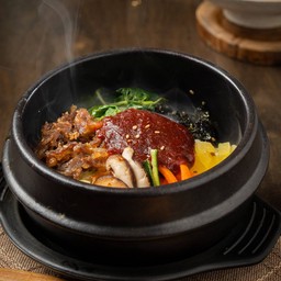 ข้าวยำหม้อร้อน เมนูใหม่ (หมู)