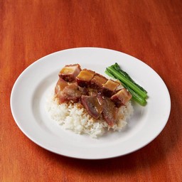 ข้าวหมูอบ+หมูกรอบ