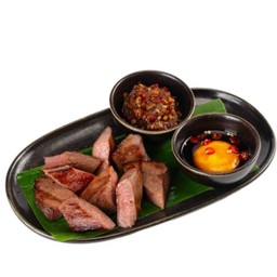 ลิ้นวัวซูวีย่าง | Sous Vide Grilled Beef Tongue With Spicy Dipping Sauce | 慢煮烤牛舌配辣酱