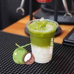 ชาเขียวนม มะพร้าว