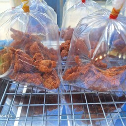 หนังไก่ทอด