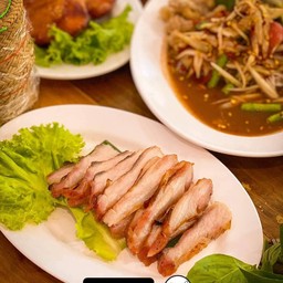 คอหมูย่าง Grilled Pork Neck