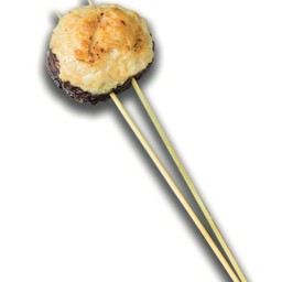 Shiitake tsukune Kushi เห็ดหอมกับหมูบดไก่บด ย่าง