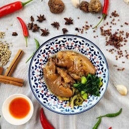 ขาหมูเบญจางค์xสเต็กเบญจางค์