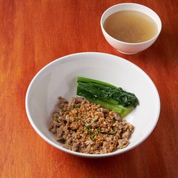 เกาเหลาคลุก(แห้ง)หมูบะช่อทรงเครื่อง