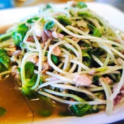 ต้นอ่อนทานตะวันหมูสับ