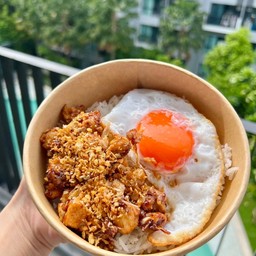 ข้าวไก่กระเทียมโบราณ