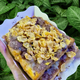 ปังปิ้ง โอวัลติน คอนเฟลก ราดนมข้น