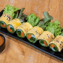 ปอเปี๊ยะโรลไข่(มังสวิรัติ)