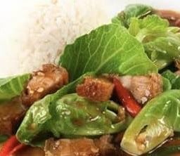 ข้าวผัดผักแขนง