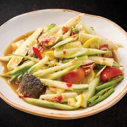 Cucumber salad with crab and fermented fish sauce