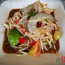 ตำกุ้งสด