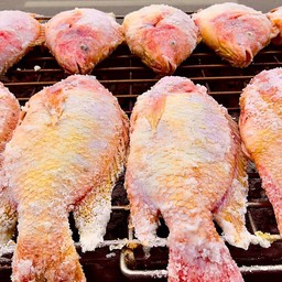 ปลาทับทิมเผาเกลือ