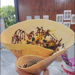 เครปญี่ปุ่น/ขนมเบื้อง/โตเกียว&ชากาแฟสด-ลูกชิ้นย่าง