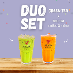 Duo Thai Tea X Green Tea