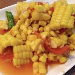 ตำโพดไข่เค็ม