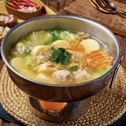 แกงจืดเต้าหู้หมูสับวุ้นเส้น Soft Tofu and Minced Pork in Clear Soup