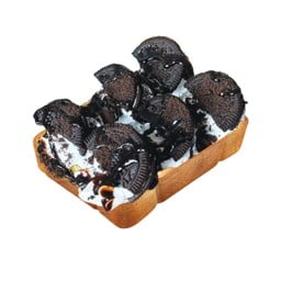 โทสต์โอริโอ้ครีมสดและซอสช็อคโกแลต Toast Oreo Cream