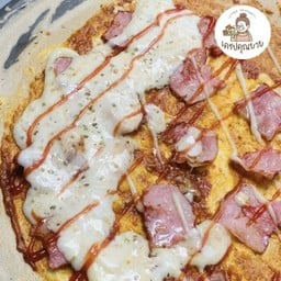 (ขายดี)เครป ไข่ไก่ พริกเผา ชีส เบคอน