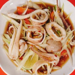 ตำปลาหมึก